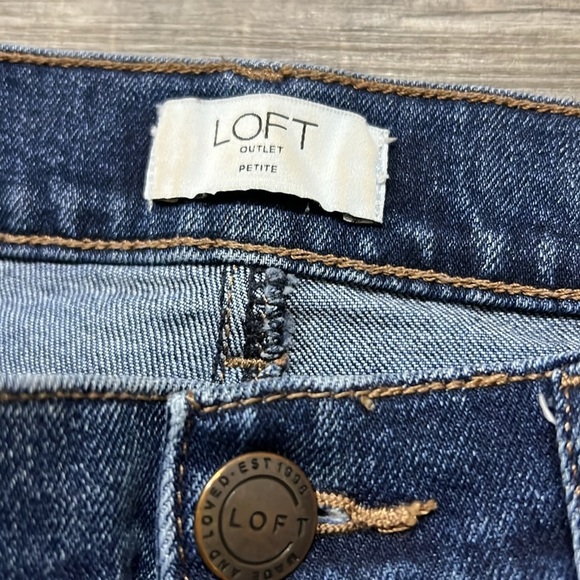 4 for $20 Loft  Outlet Petite Skinny jeans size 00 - Picture 4 of 5